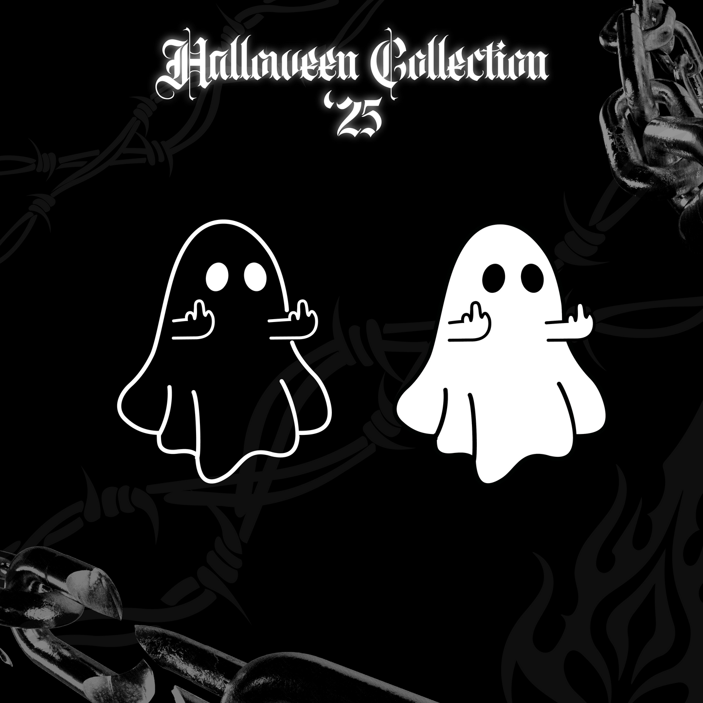 "Ghosty Middle Finger"