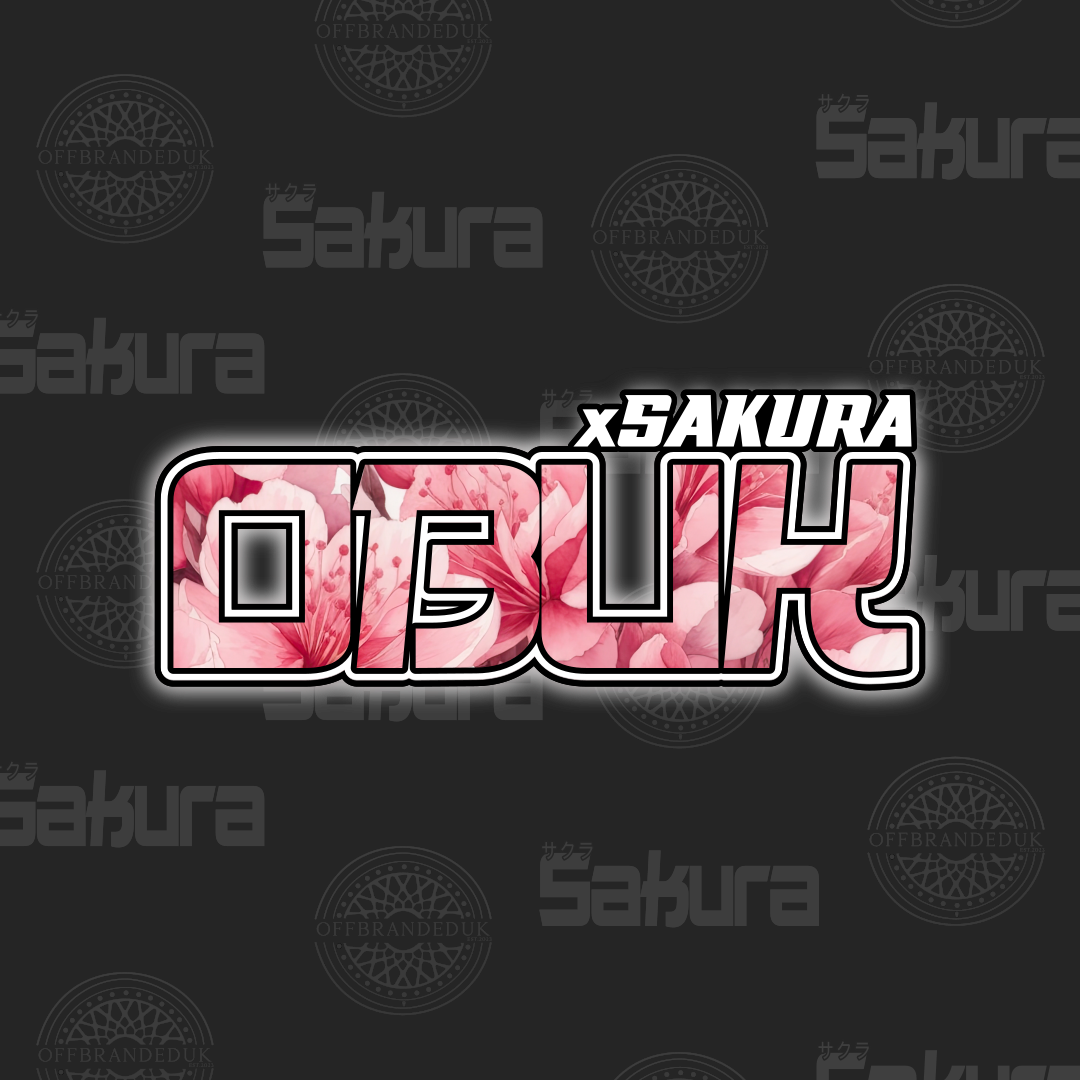 Sakura x OBUK Japanese Decal