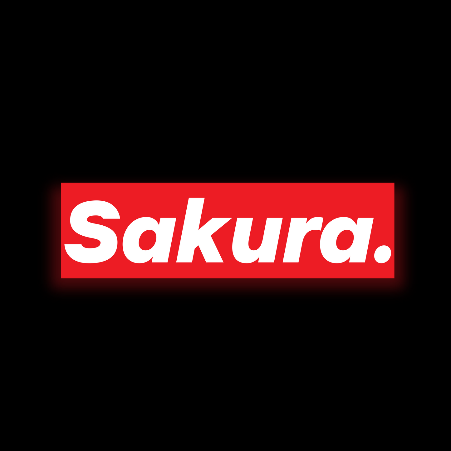 Sakura Printed Box Logo