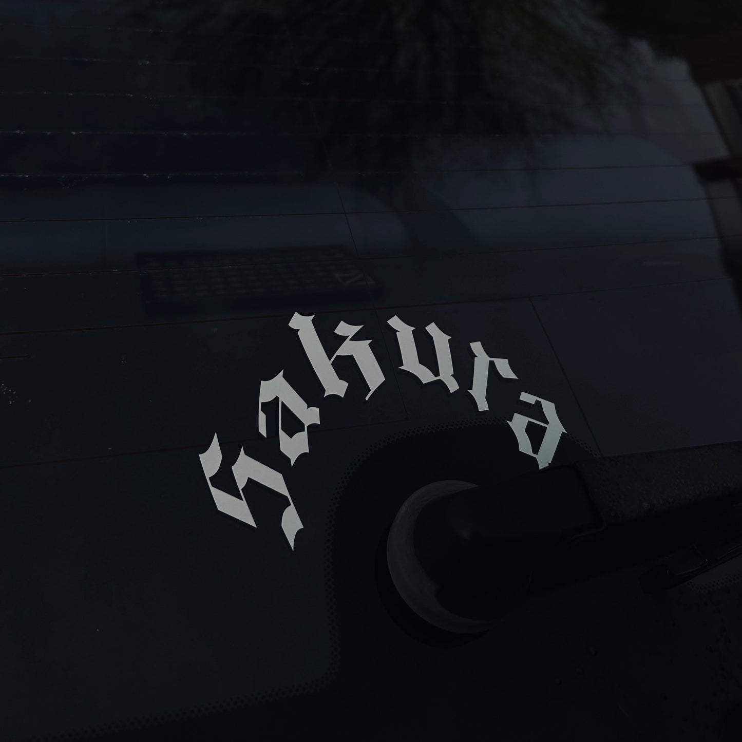 Gothic Sakura - Rear Wiper Decal