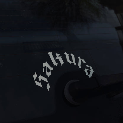 Gothic Sakura - Rear Wiper Decal