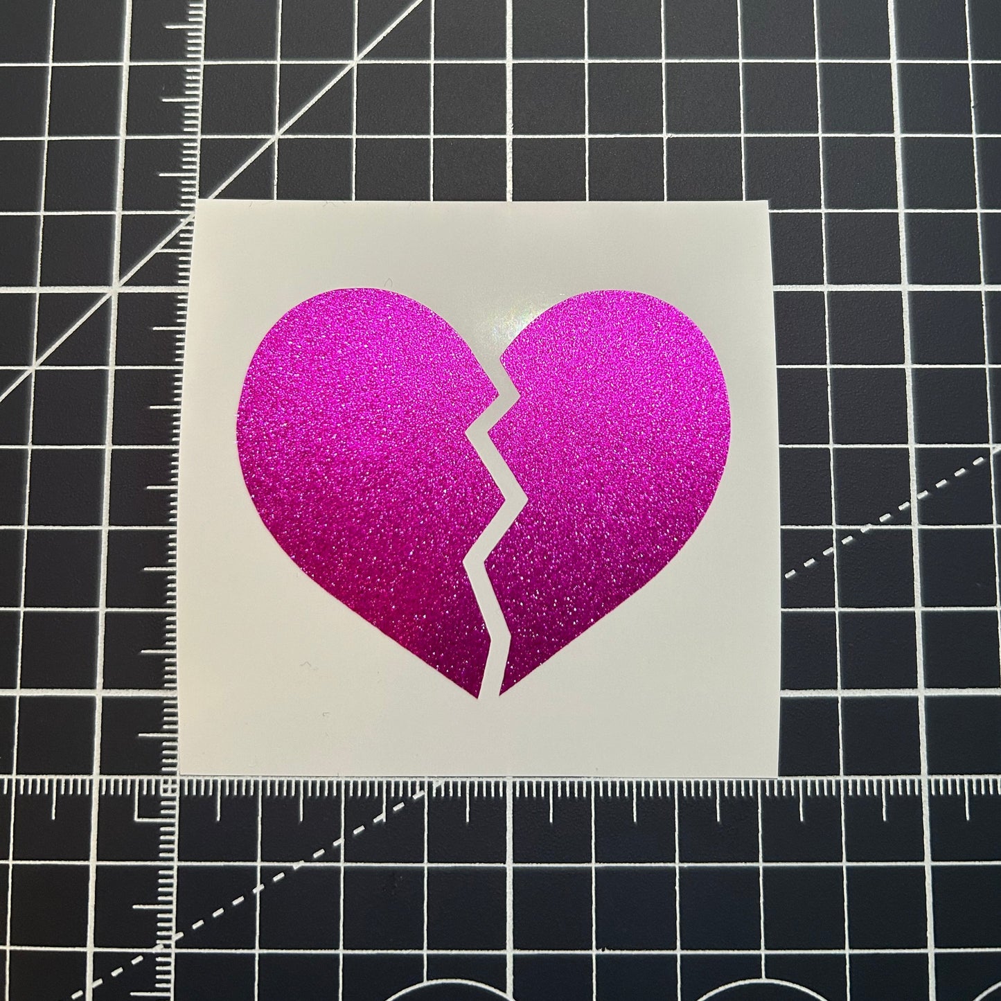 Broken Heart Decal