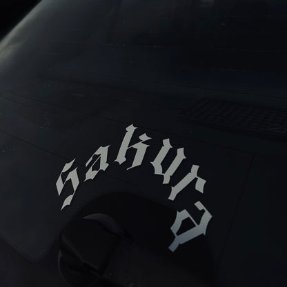 Gothic Sakura - Rear Wiper Decal