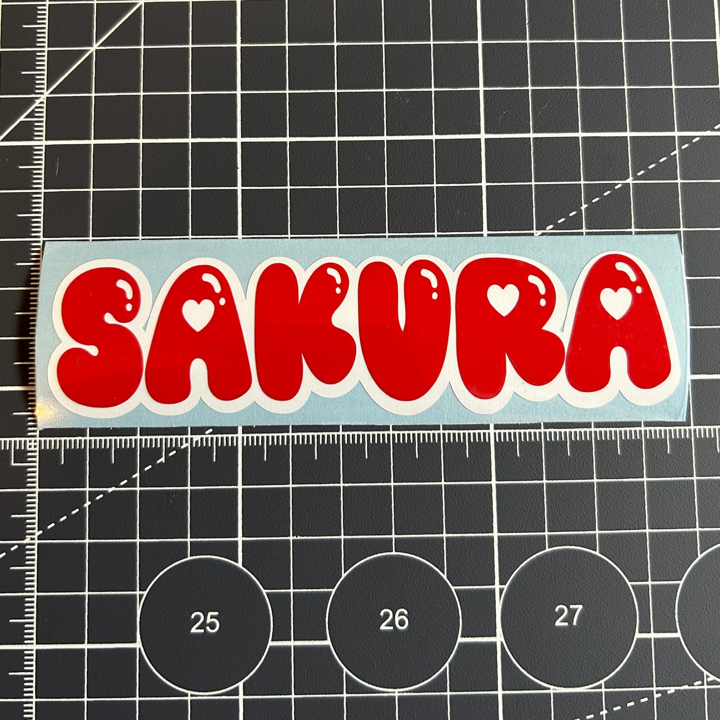 Sakura Heart Decal