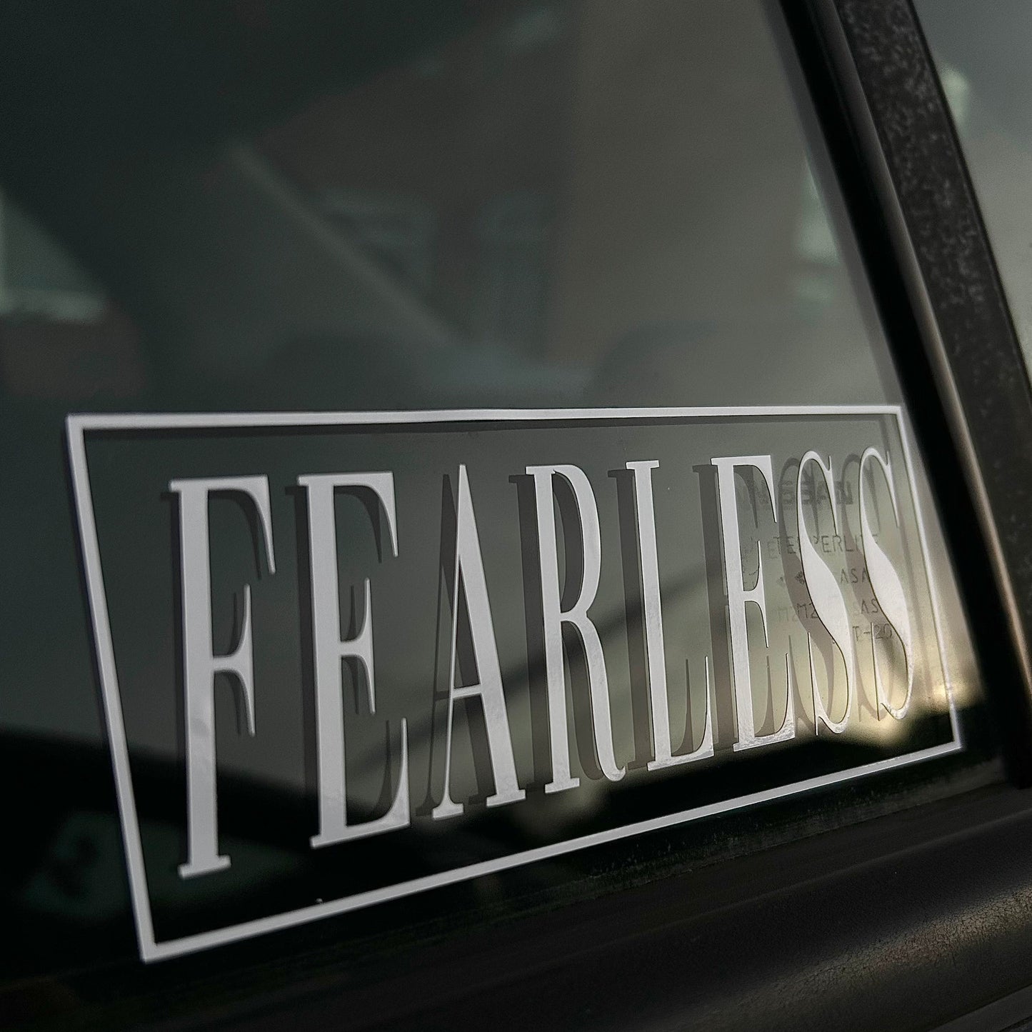 “FEARLESS” Box Decal