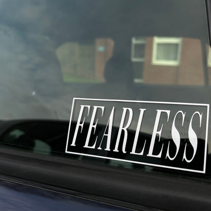 “FEARLESS” Box Decal