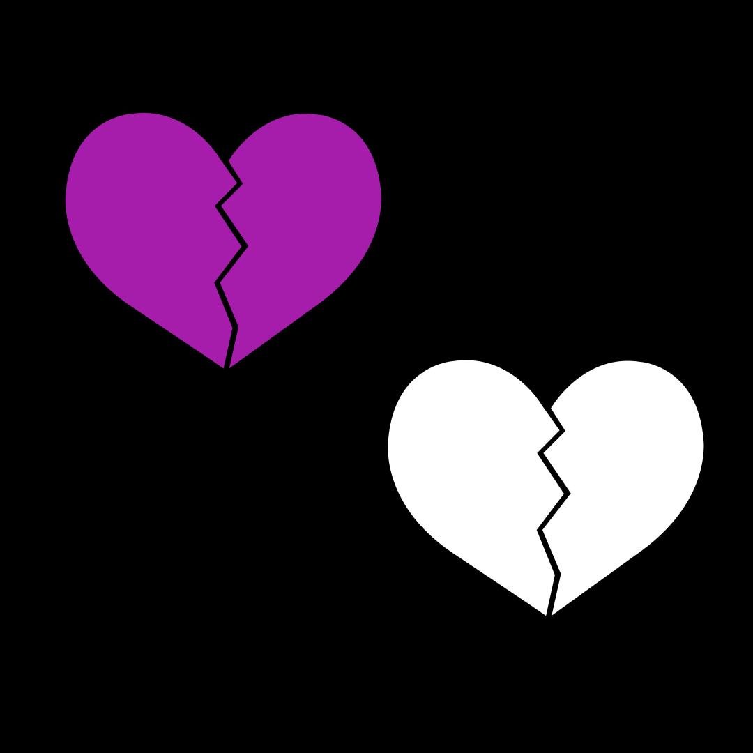 Broken Heart Decal