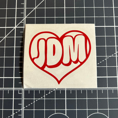 JDM Heart Decal