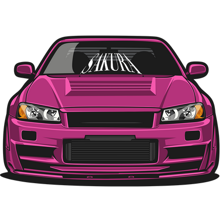 Sakura Warped Banner